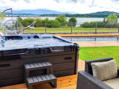 Vířivka s výhledem na Lipno