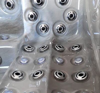 Trysky lýtka a chodidla lehátko 1