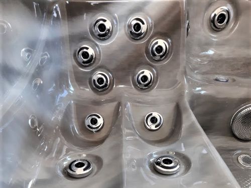 Trysky lýtka a chodidla lehátko 2