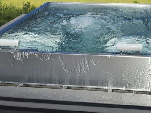 Nerezová vířivka s přepadem